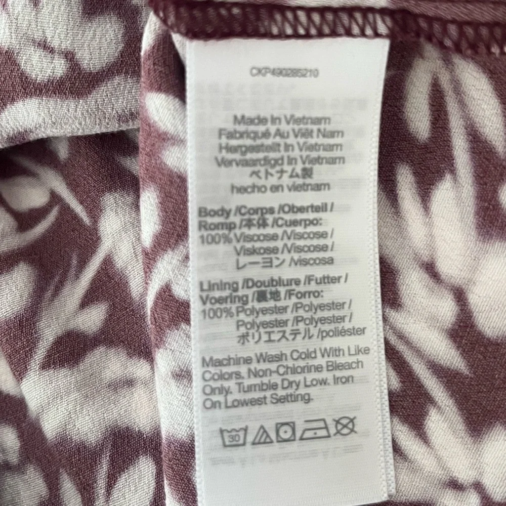 Madewell Bubble Sleeve Top in Floral Size 6